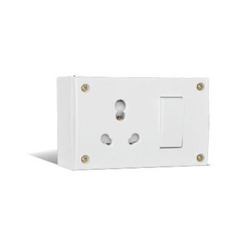 Anchor Penta 20A & 10A Comb Unit Box (4 Fix Hole) 14310