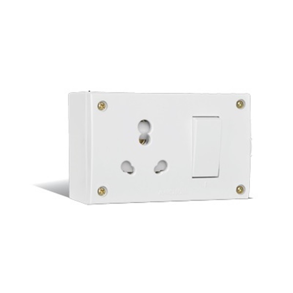 Anchor Penta 20A & 10A Comb Unit Box (4 Fix Hole) 14310