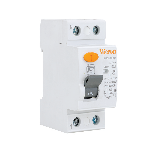 Micron 25A 30mA 2 Pole RCCB