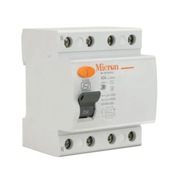 Micron 40A 30mA 4 Pole RCCB