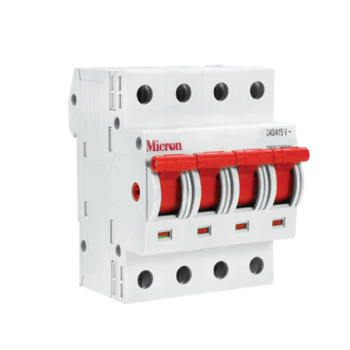 Micron M4P125I 125A Four Pole Isolator Switch