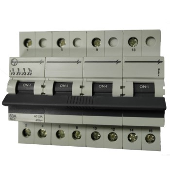 Lauritz Knudsen 63A FP MCB Changeover Switch