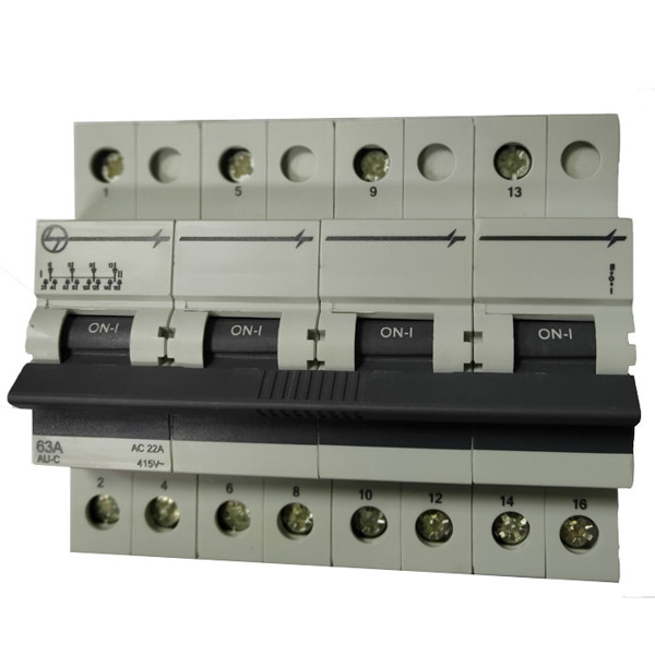 Lauritz Knudsen 63A FP MCB Changeover Switch