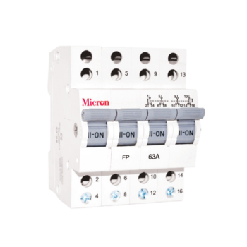 Micron M4PO63S 63A FP MCB Changeover Switch