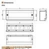 Legrand 507910 4 Way SPN Distribution Board Cable End Box