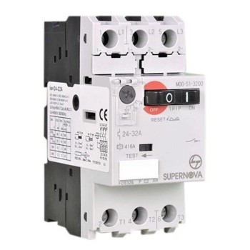 Lauritz Knudsen ST41898OOOO MOG-S1 10A Rocker Type MPCB With Short Circuit & Overload Protection