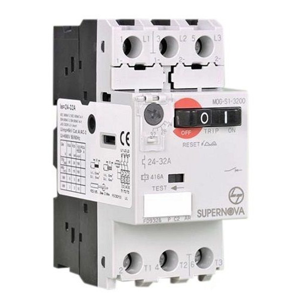 Lauritz Knudsen ST41899OOOO MOG-S1 13A Rocker Type MPCB With Short Circuit & Overload Protection