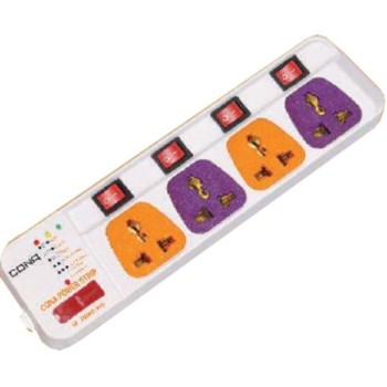 Cona 6A 4+4 Colour Power Strip (4 Mtr)