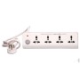 Philips 4+1 White Spike & Surge Guard