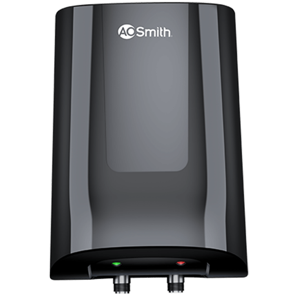 AO Smith MiniBot 3kW 3 Ltr Black Instant Geyser