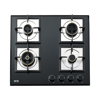IFB 60-04-GCI4B 4 Brass Burner Built In Hob