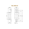 Lauritz Knudsen HQ 10A HRC Fuse Link (Size - A2)