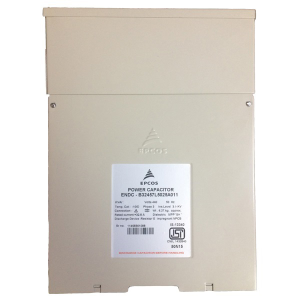 Epcos 10 KVAr ENDC Power Factor Correction Capacitors