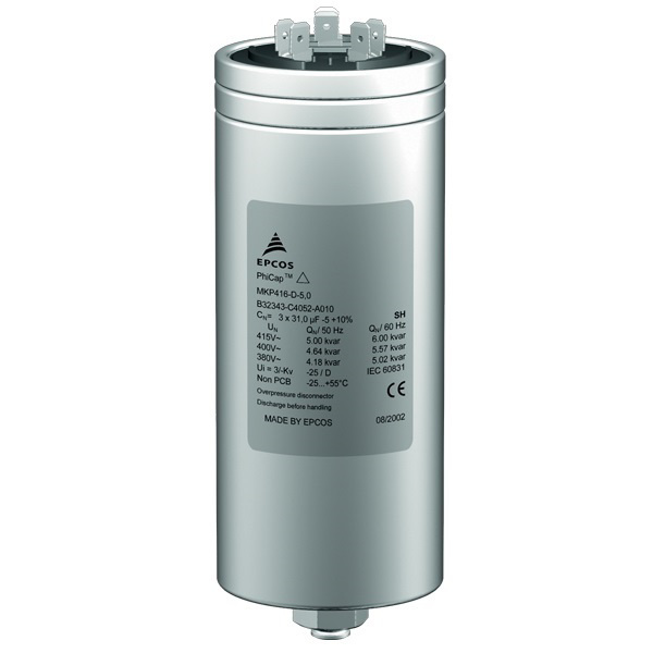 Epcos 20 KVAr Phicap Power Factor Correction Capacitors