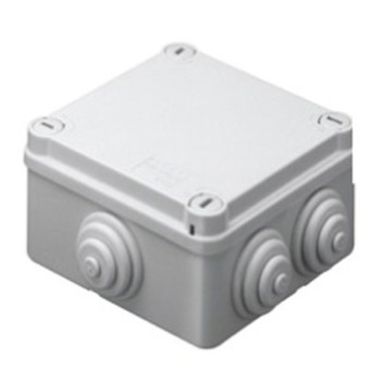 Gewiss GW44024 100x100x50 Junction Box with Glands IP-55