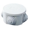 Gewiss GW44002 80X40 Round Junction box with Glands IP-44