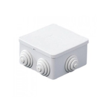 Gewiss GW44003 80X40 Square Junction box with Glands IP-44