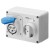 Gewiss GW66015(H) 32A 240V 3 Pin Surface Mounting Interlock Socket IP 44