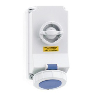 Neptune - Bals 1600 16A 3 Pin IP 67 Surface Mounting Interlock Socket