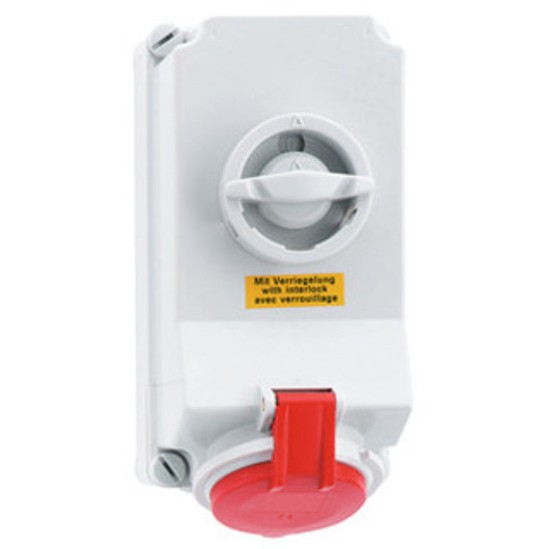 Neptune - Bals 16043 32A 5 Pin IP 44 Surface Mounting Interlock Socket