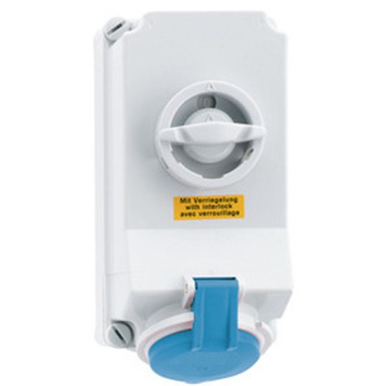 Neptune - Bals 16097 32A 3 Pin IP 44 Surface Mounting Interlock Socket