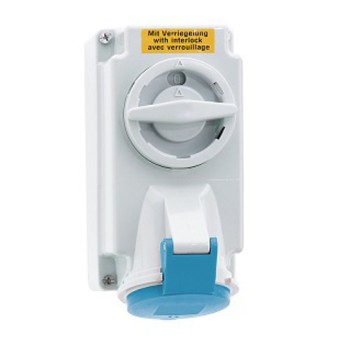 Neptune - Bals 1619 16A 3 Pin IP 44 Surface Mounting Interlock Socket