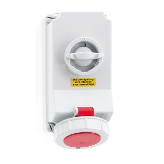 Neptune - Bals 16602 32A 5 Pin IP 67 Surface Mounting Interlock Socket