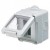 Gewiss GW27041 1 Module Combi Waterproof Switch Box