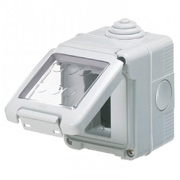 Gewiss GW27041 1 Module Combi Waterproof Switch Box