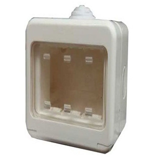 Gewiss GW27042 2 Module Combi Waterproof Switch Box