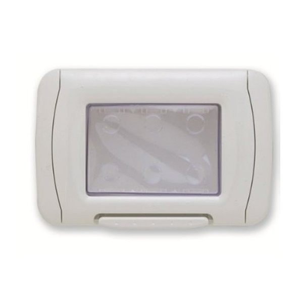Gewiss GW22451 3 module IP-55 White Waterproof Switch Plate