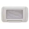 Gewiss GW22461 4 module IP-55 White Waterproof Switch Plate