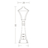 Jaquar Morphis 24W LED Bollard