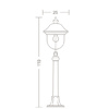 Jaquar Romantica 10W LED Bollard
