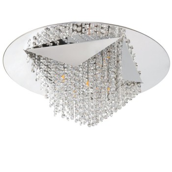 Philips Cameo 581849 G-9 (Bulb Base) Mirror Stainless Steel Ceiling Chandeliers