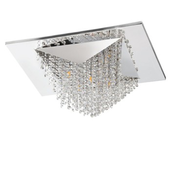 Philips Cameo 581850 G-9 (Bulb Base) Mirror Stainless Steel Ceiling Chandeliers