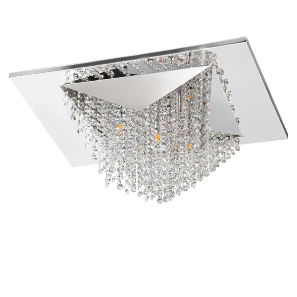 Philips Cameo 581850 G-9 (Bulb Base) Mirror Stainless Steel Ceiling Chandeliers