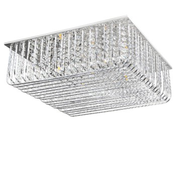 Philips Corral 581845 G-9 (Bulb Base) Mirror Stainless Steel Ceiling Chandeliers