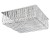 Philips Corral 581845 G-9 (Bulb Base) Mirror Stainless Steel Ceiling Chandeliers