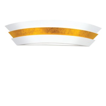 Philips Flagship 581975 E-14 (Bulb Base) White And Gold Ceiling Chandeliers
