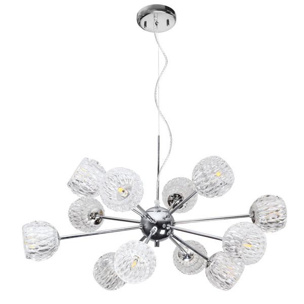 Philips Regalia 581853 G-9 (Bulb Base) Chrome Pendant Chandeliers