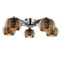 Usha Tisva Allumer CG5005 6 lamps Chandelier