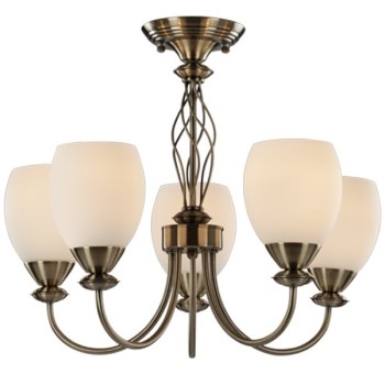 Usha Tisva Viscaria CP5002 5 lamps Chandelier