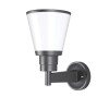 Philips Glide 58174 E-27 (Bulb Base) Black Wall Lights