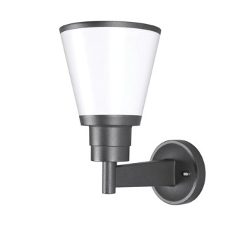 Philips Glide 58174 E-27 (Bulb Base) Black Wall Lights