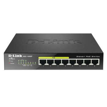 D-Link DGS-1008P Un-Managed PoE Switch