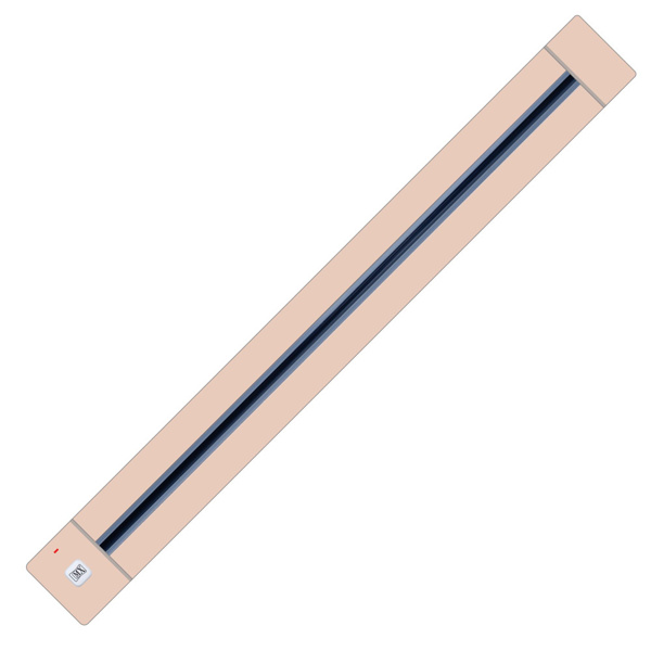 MX 6100 B 32A 800 mm Wall | Table Bracket Mount Ivory Power Tracks