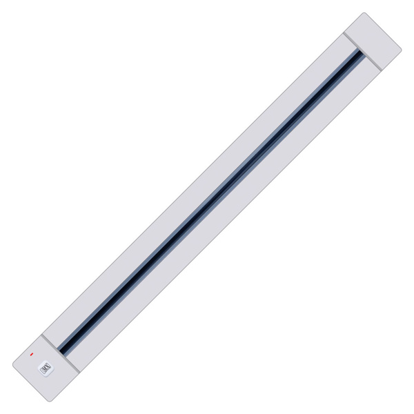 MX 6100 B 32A 800 mm Wall | Table Bracket Mount Silver Power Tracks