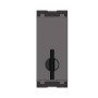 Norisys TG9 T9916.33 1000 Watts 1 M Bar Knob Glossy Black Dimmers