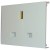 ABB 13A Flat Pin Socket